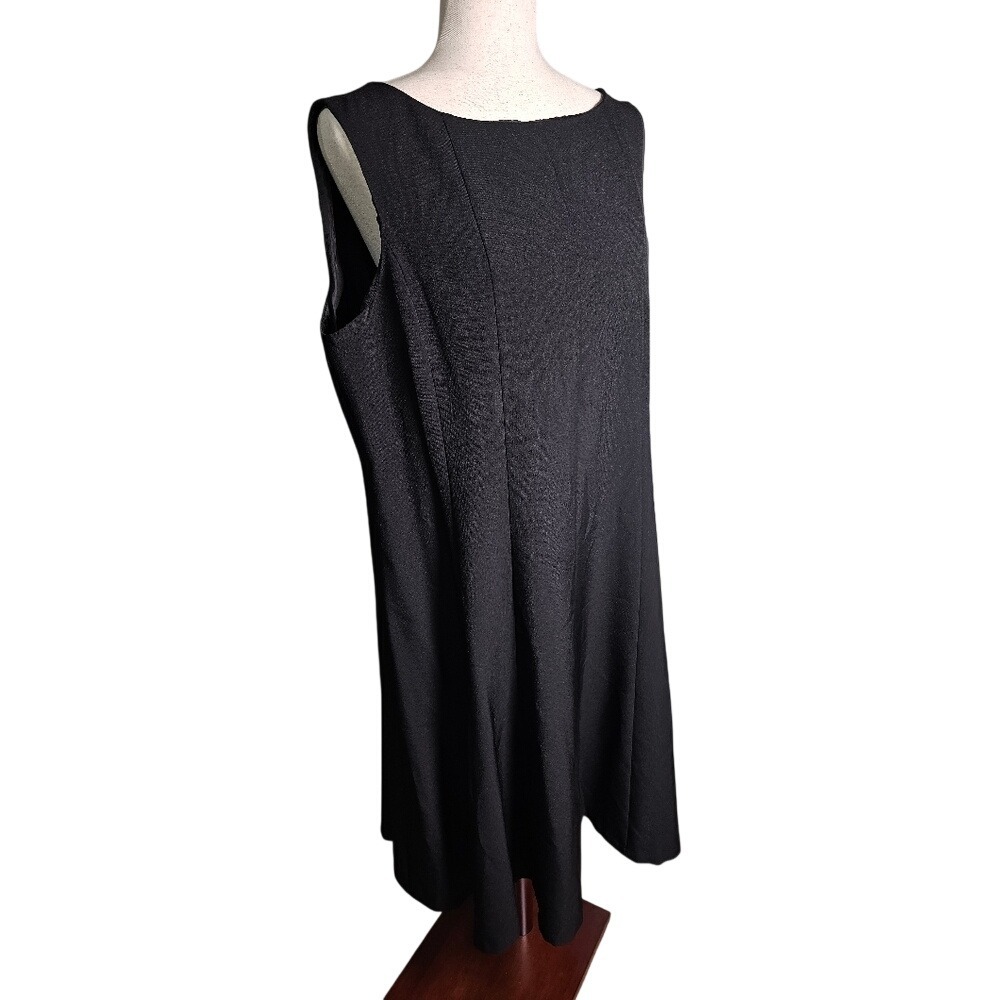 Black Label by EVAN-PICONE Little Black Tank Dress Staple Size 18 Fit and Flare